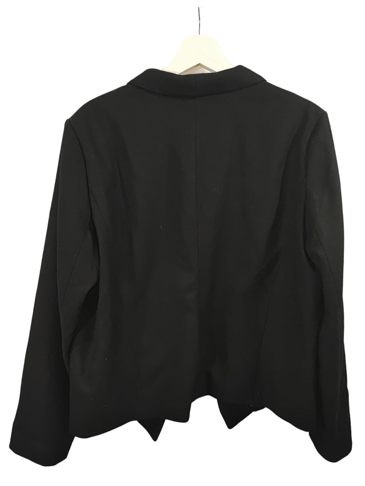 Blazer Grain de malice noire – taille XL – seconde main femme – photo 3