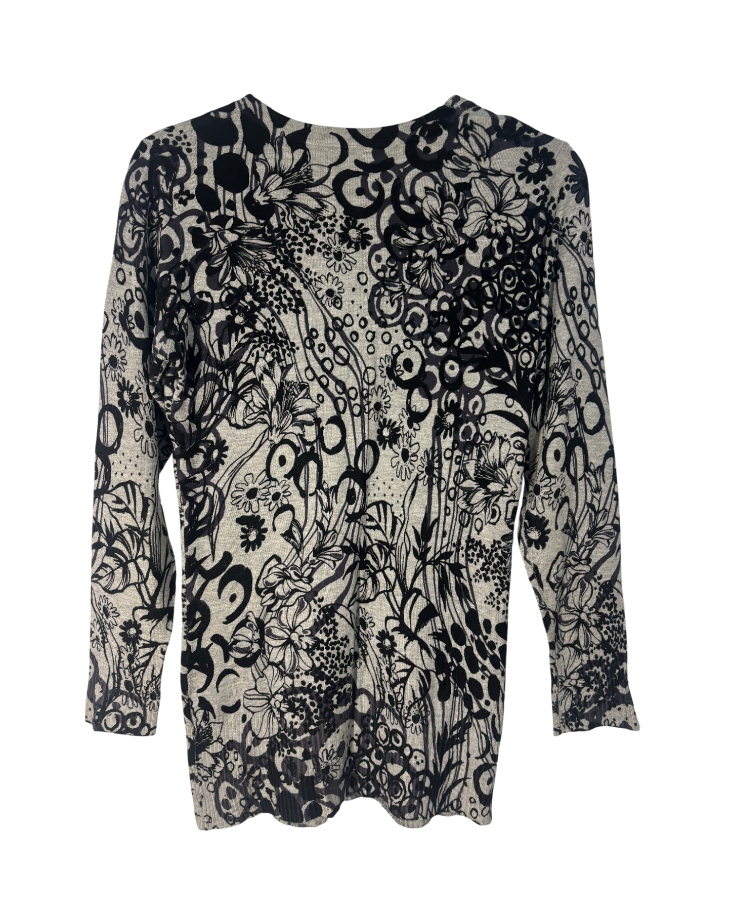 Cardigan floral Made in Italy