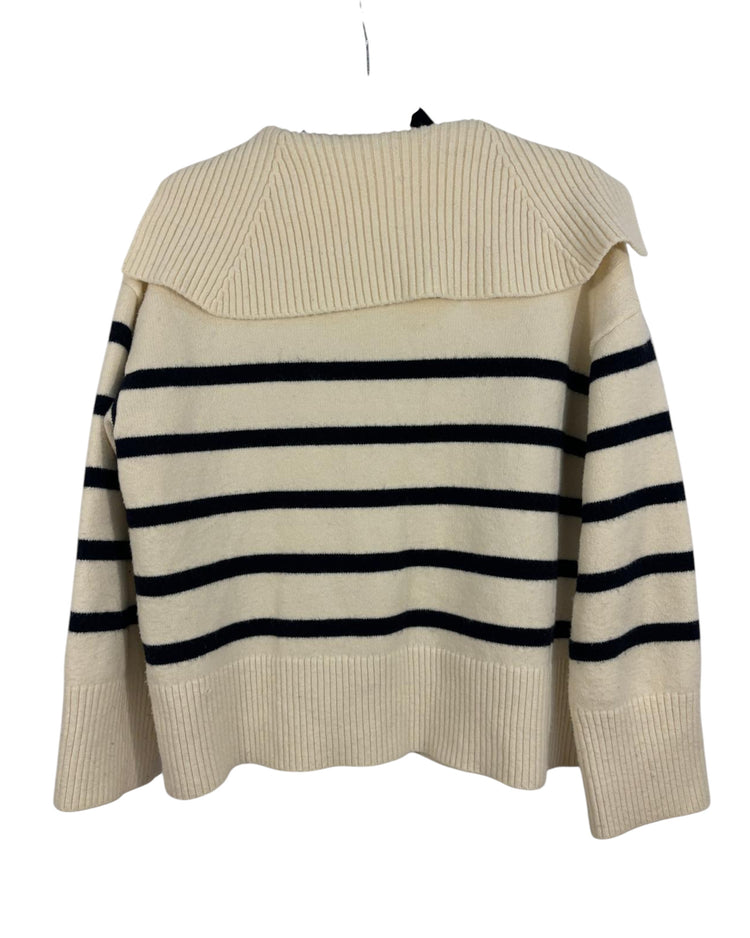Pull Indefeir noir et blanc – taille L/M – seconde main femme – photo 4