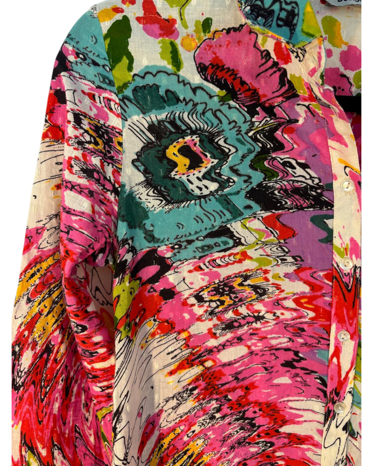 Chemise florale Desigual – taille S – seconde main femme – photo 5