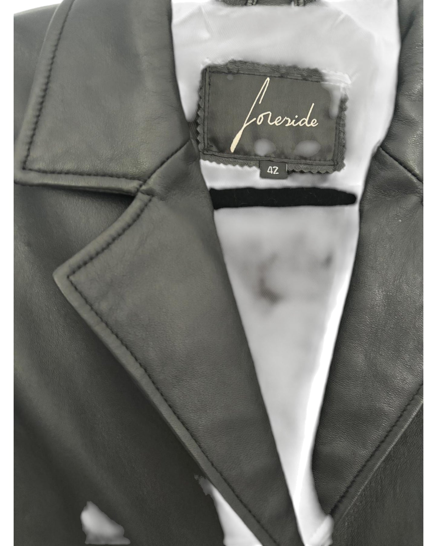 Veste cuir véritable marque Forside