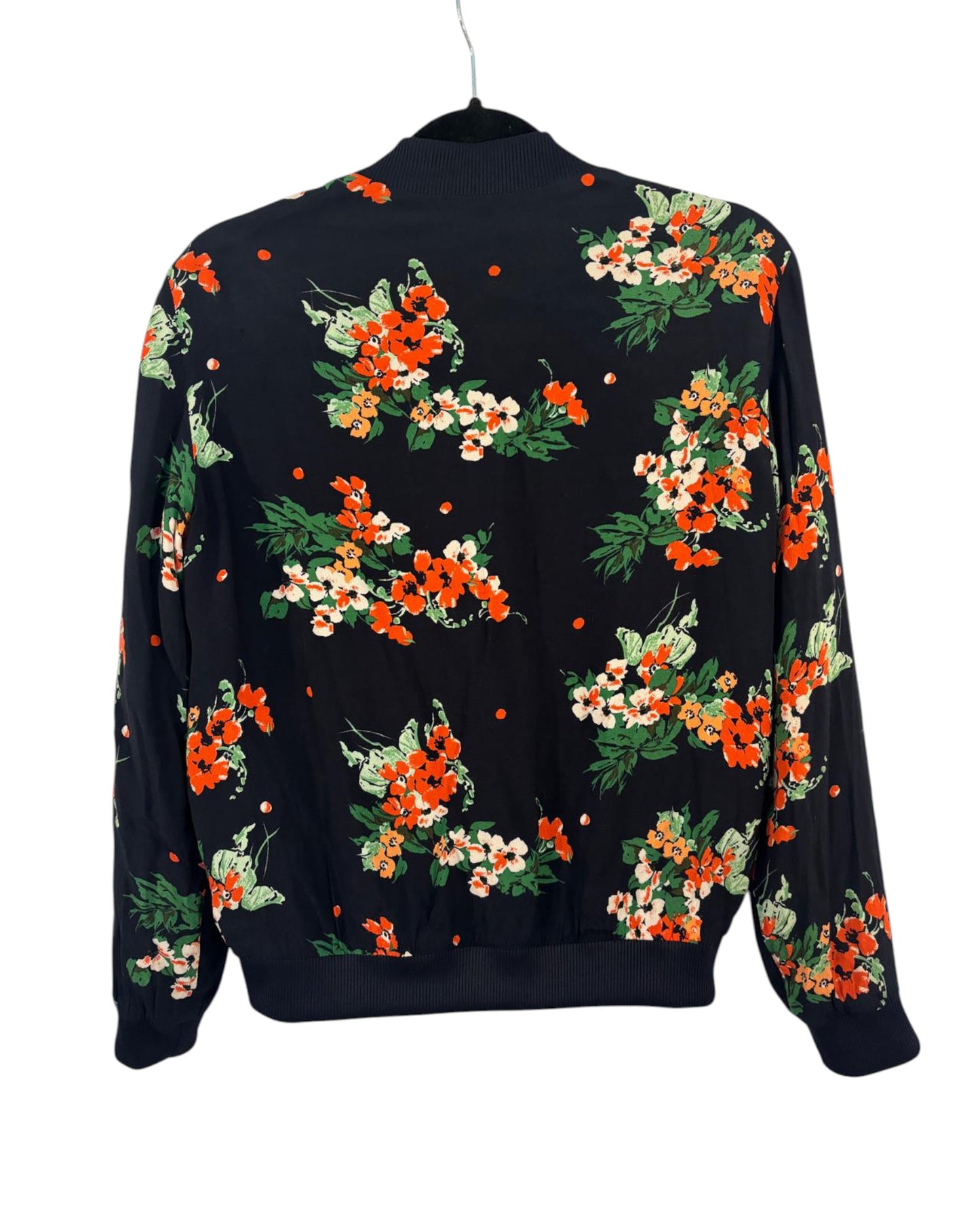 Bomber veste fleuri vintage marque Zara
