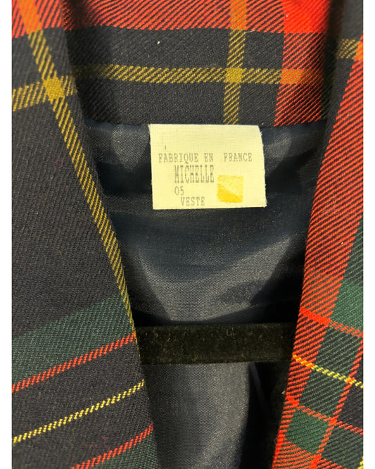 Veste damier vintage marque Michelle