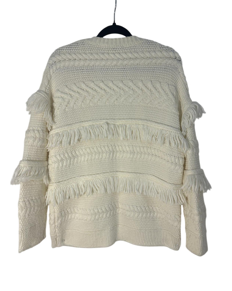 Cardigan Etam blanc – taille S/M – seconde main femme – photo 5