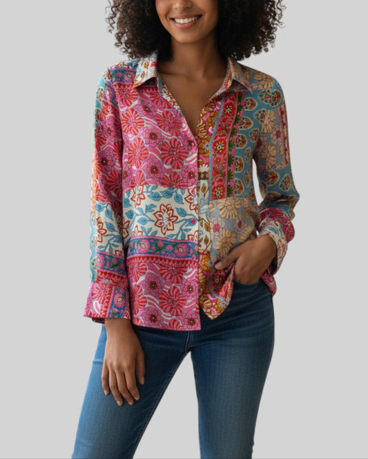 Chemise florale marque Zara