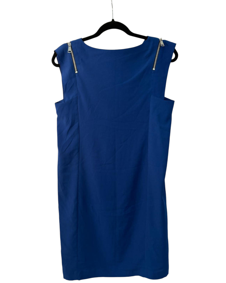 Robe Cop Copine bleu roi – taille S – seconde main femme – photo 4