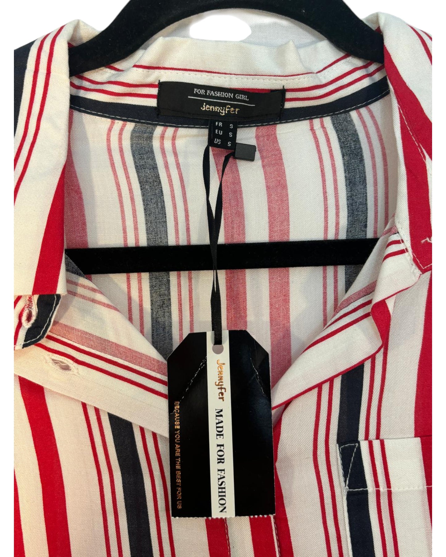 Chemise rayée marque Jennyfer