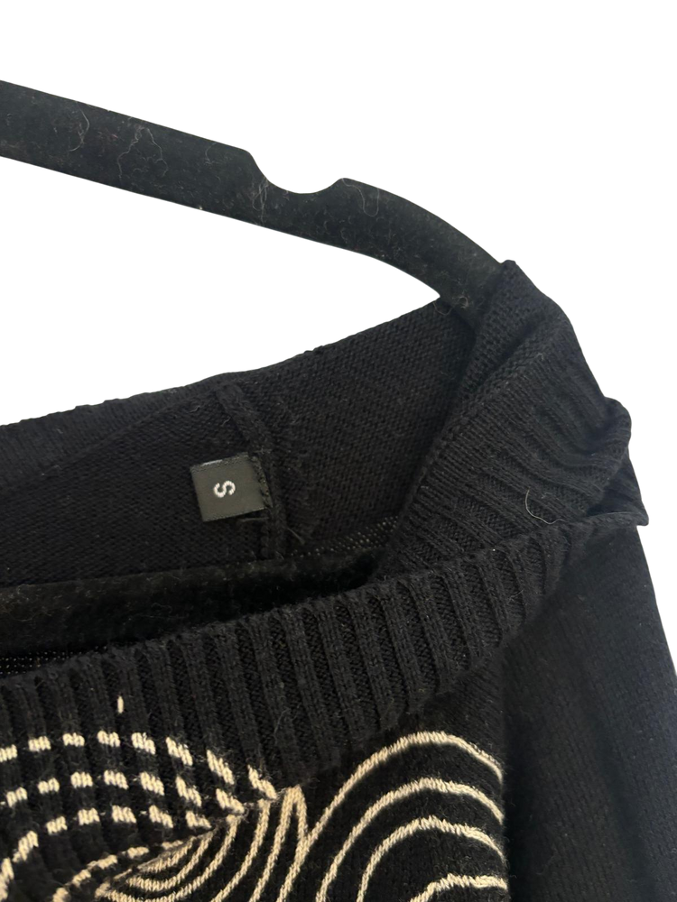 Pullover fantaisie Desigual noir – taille S – seconde main femme – photo 6
