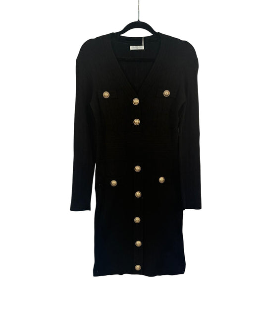 Robe boutonnée en maille de marque Kaylla
