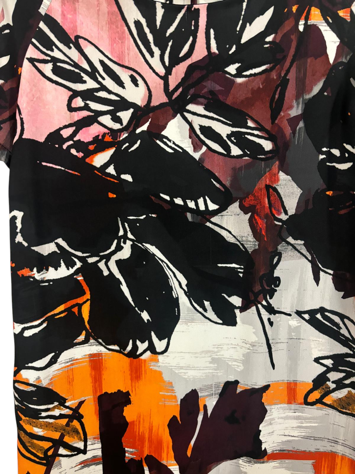 Robe mi-longue bohème Mango