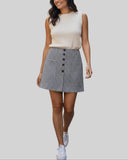 Jupe damier Jennyfer