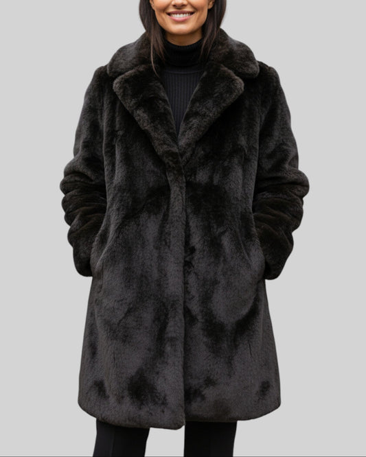 Manteau fausse fourrure made in Italy