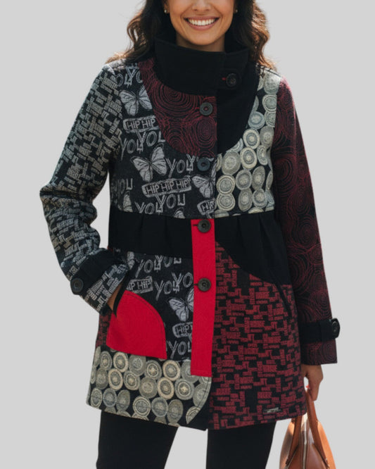 Manteau désigual coloré vintage