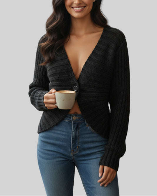 Cardigan noire Zara
