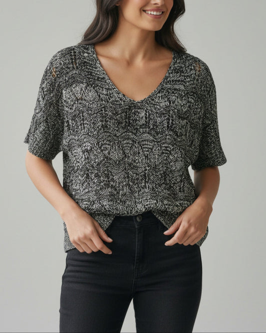 Pull Pailleté Jacqueline Riu XL - Le Chic Parisien qui Illumine