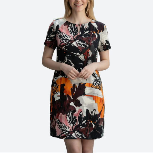 Robe mi-longue bohème Mango
