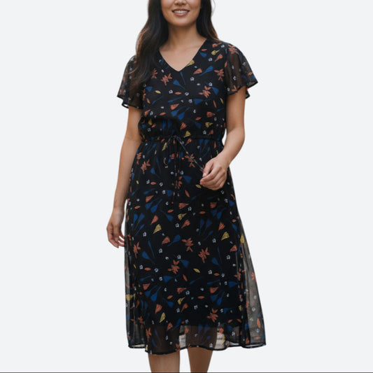 Robe mi longue imprimée Miss Captain