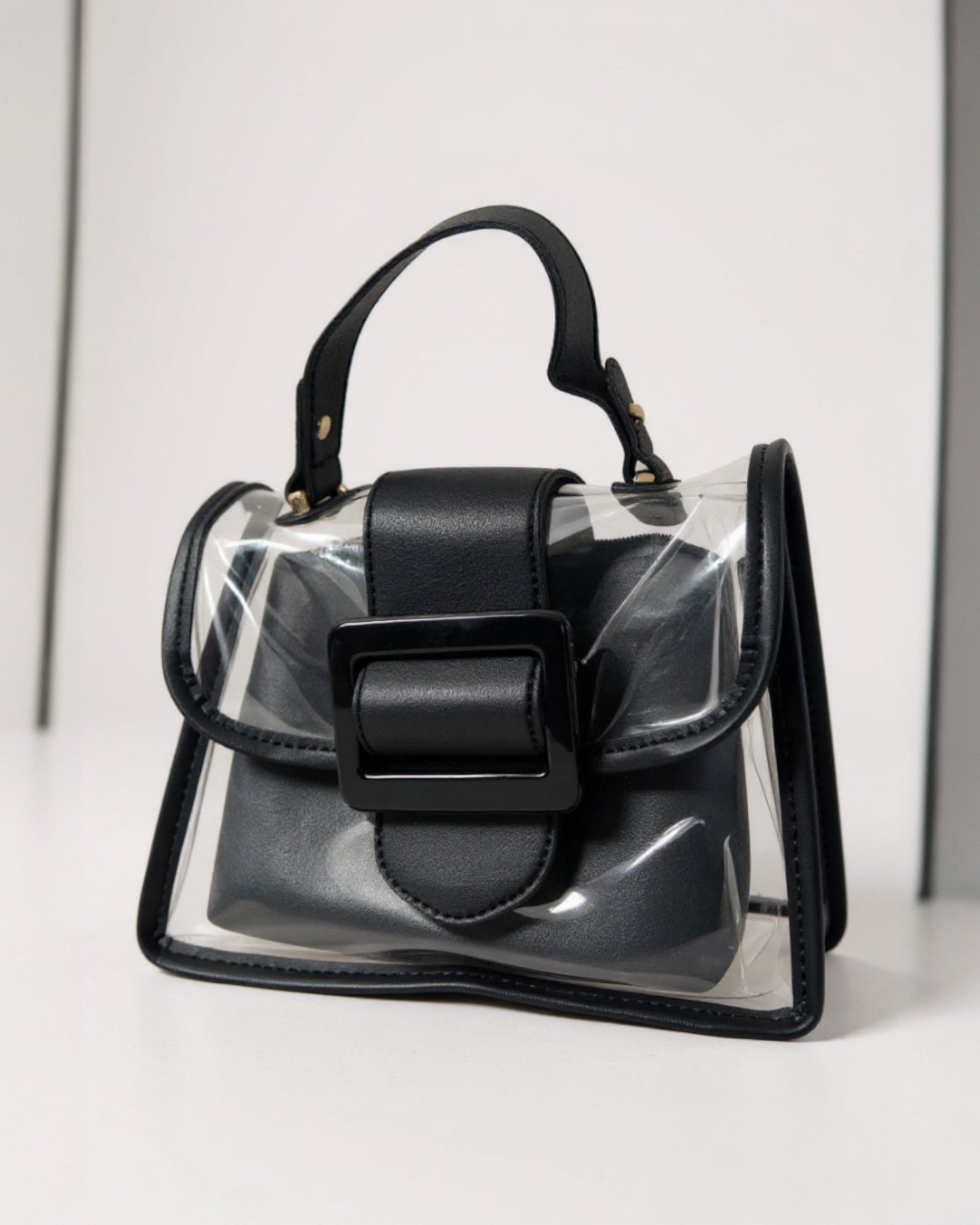 Sac tendance transparent 2 en 1 