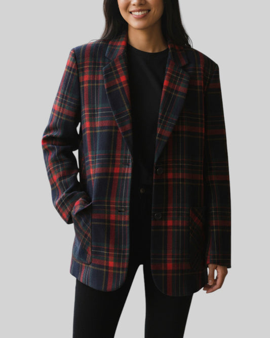 Veste damier vintage marque Michelle