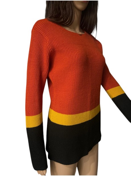 Pull Zamba noir corail