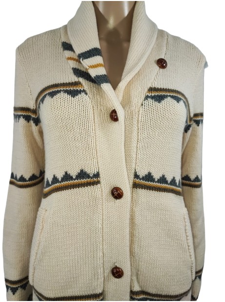 Pull boutonné vintage Aigle
