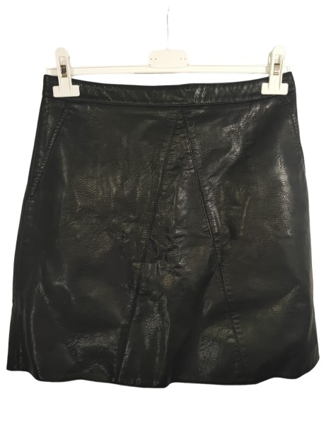 Jupe simili cuir Zara