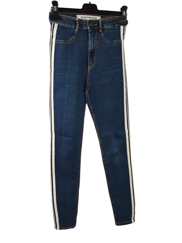 Jean Zara bleu marine – taille 34 – seconde main femme – photo 3