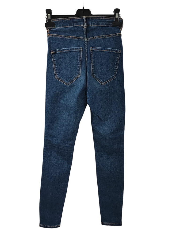 Jean Zara bleu marine – taille 34 – seconde main femme – photo 2