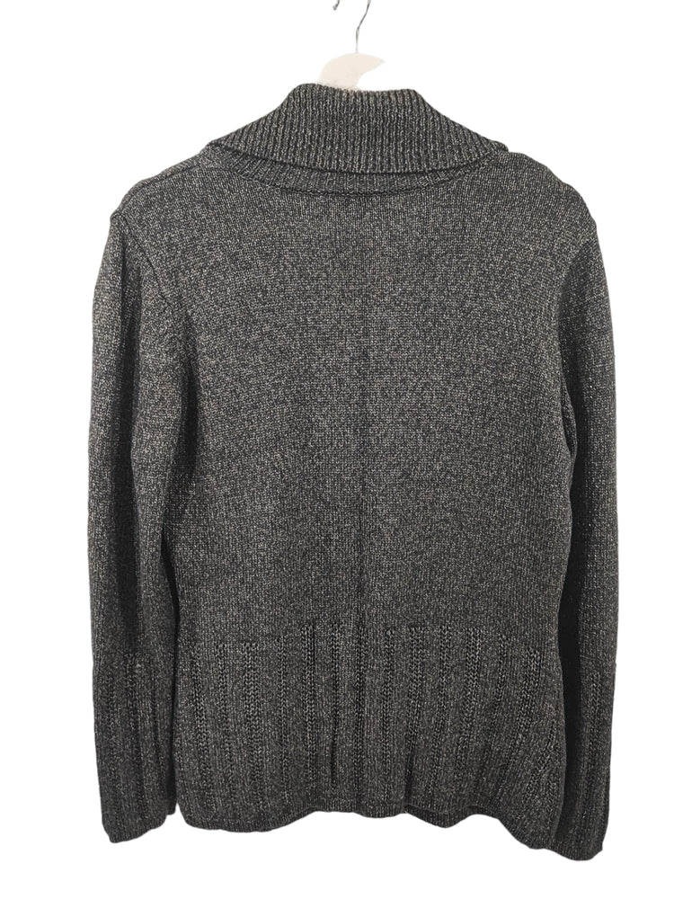 Pull gilet Burton bleu marine et noir – taille M – seconde main femme – photo 2