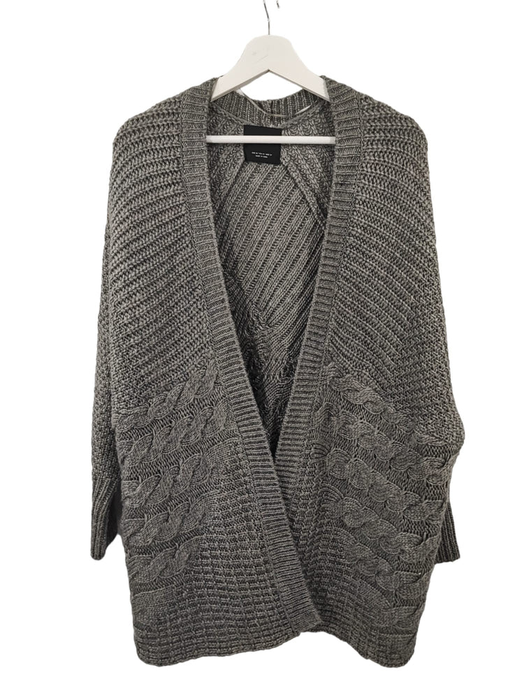 Cardigan Zara gris – taille M – seconde main femme – photo 2