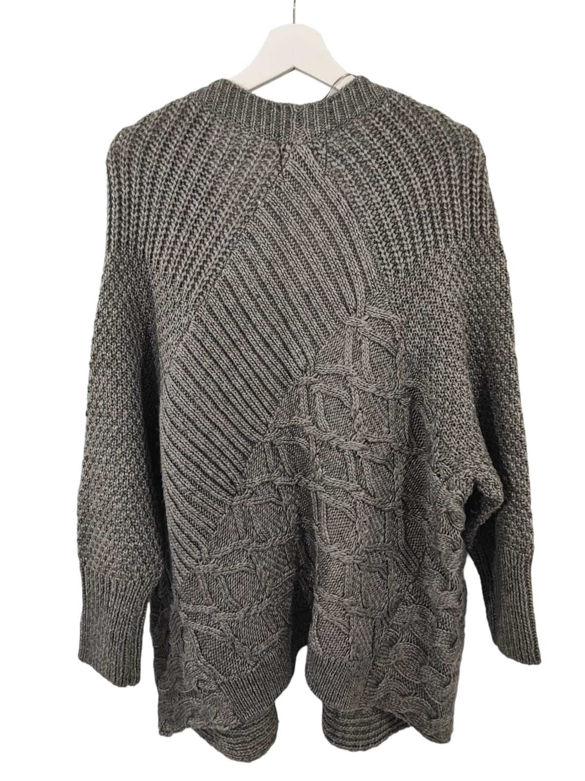 Cardigan Zara gris – taille M – seconde main femme – photo 3