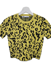 Haut Zara jaune et noir – taille S – seconde main femme – photo 3