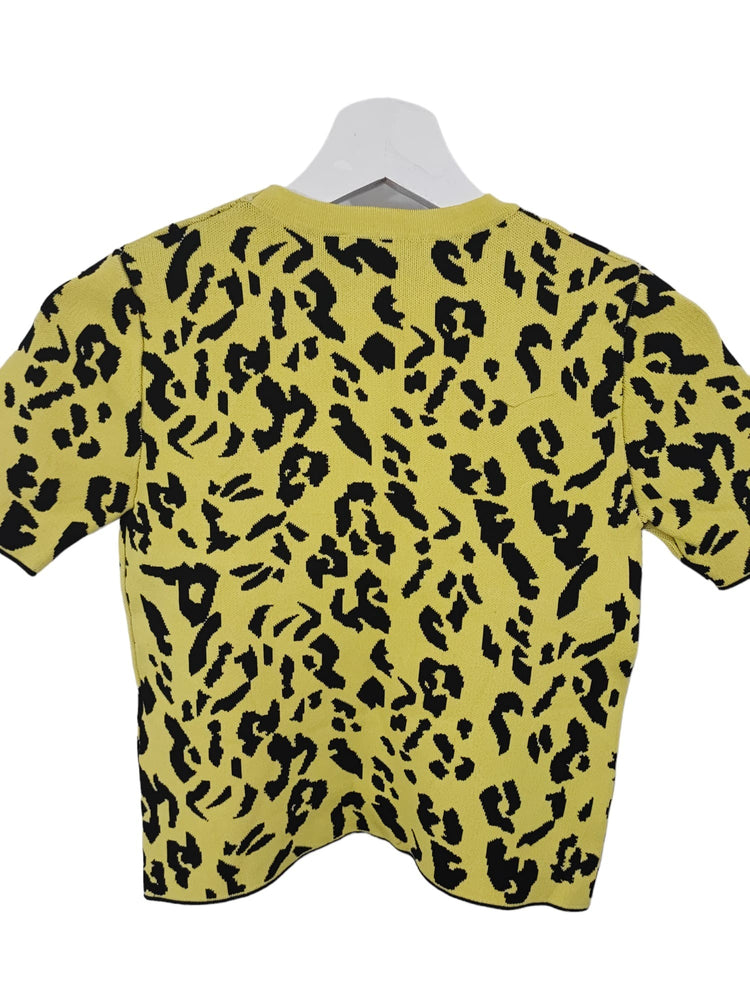 Haut Zara jaune et noir – taille S – seconde main femme – photo 2