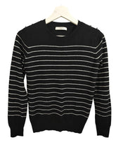 Pull Zapa noire et rayé – taille S – seconde main femme – photo 3