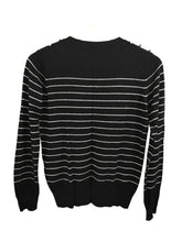 Pull Zapa noire et rayé – taille S – seconde main femme – photo 2