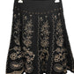 Jupe demi-longue brodée