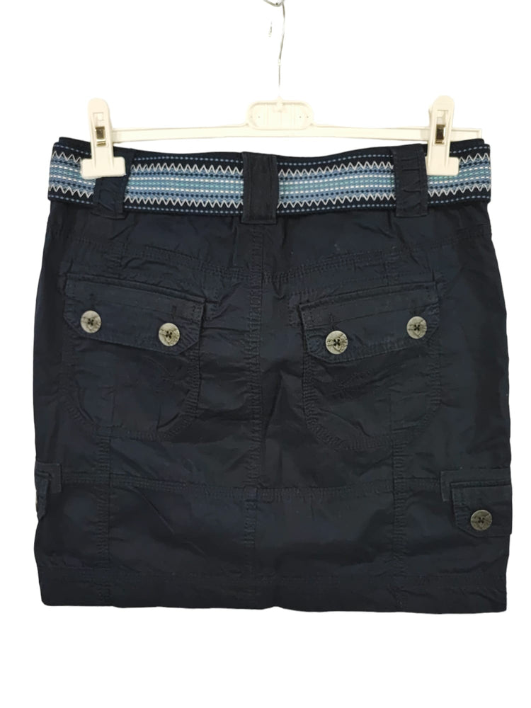 Jupe Esprit bleu marine – taille XS – seconde main femme – photo 2