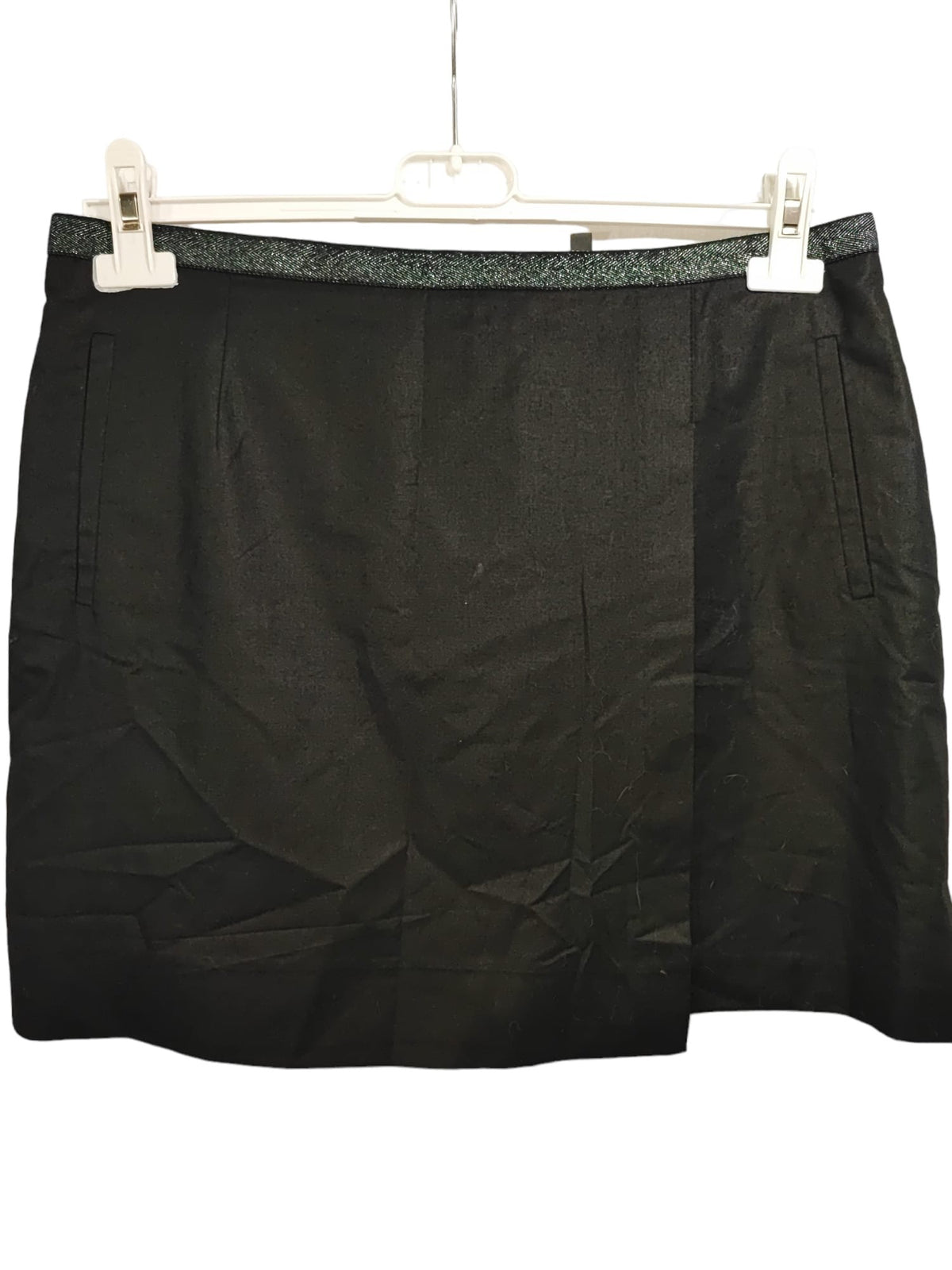 Mini-jupe noire Nafnaf – taille 40 – seconde main femme – photo 2