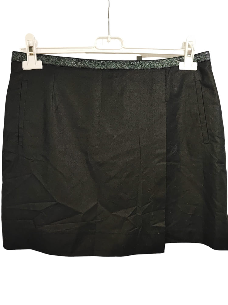Mini-jupe noire Nafnaf – taille 40 – seconde main femme – photo 2