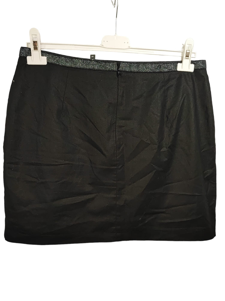 Mini-jupe noire Nafnaf – taille 40 – seconde main femme – photo 3