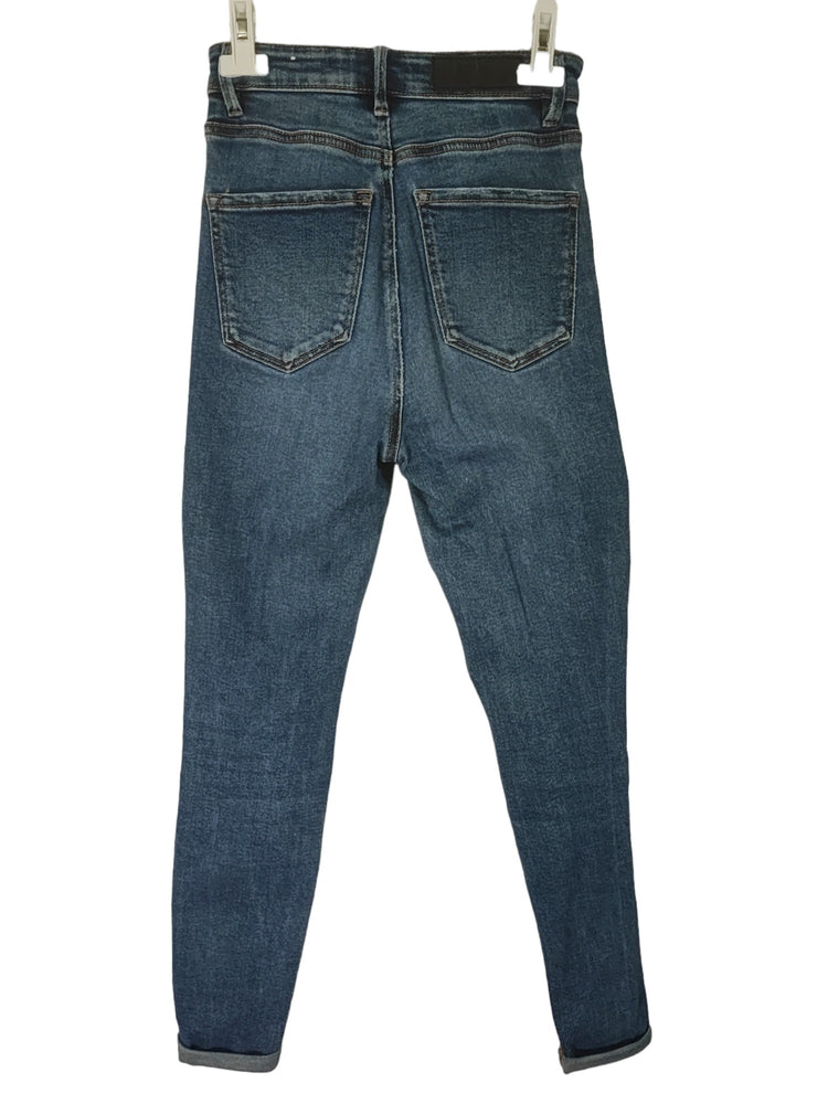 Jean Stradivarius bleu – taille XS – seconde main femme – photo 2