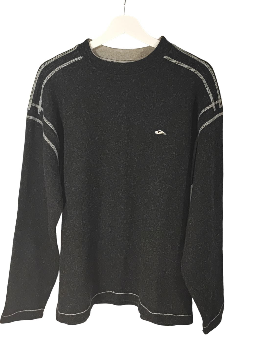 Pull noir vintage Quiksilver