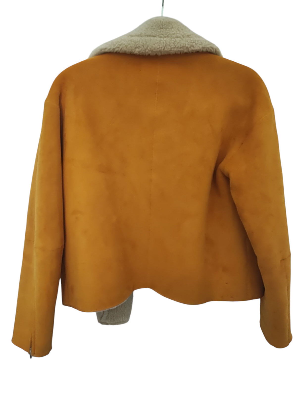 Veste aviateur Zara orange – taille M – seconde main femme – photo 4