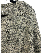 Pull confort Bizzbee noir et blanc – taille L/M – seconde main femme – photo 5