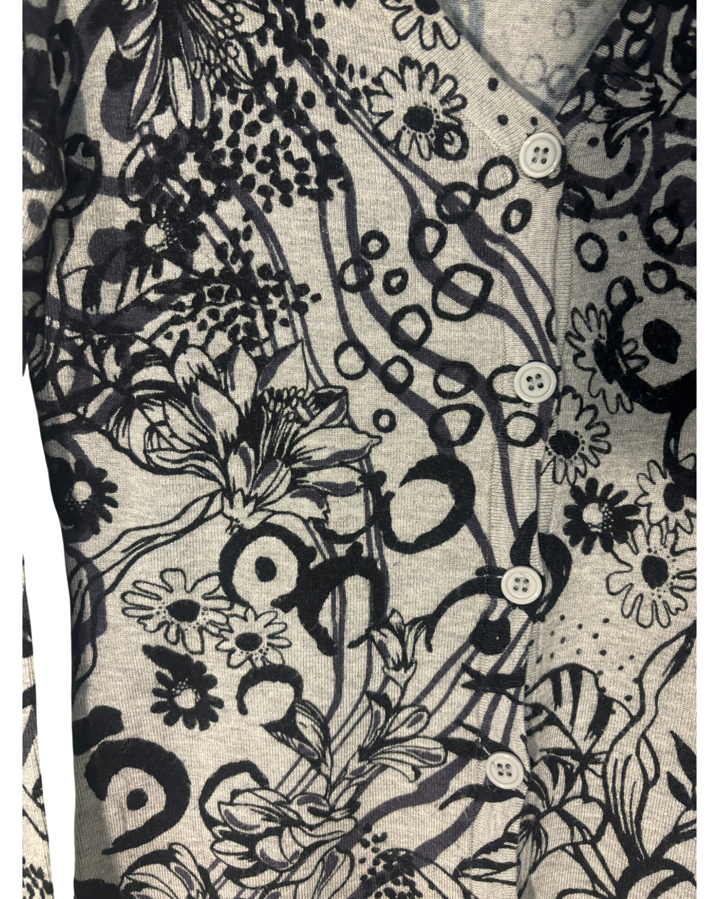 Cardigan floral  Made in Italy