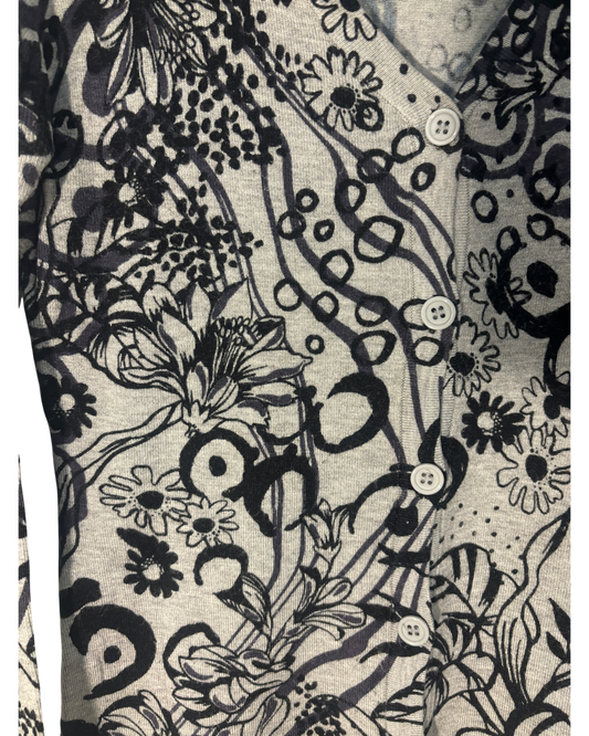 Cardigan floral  Made in Italy