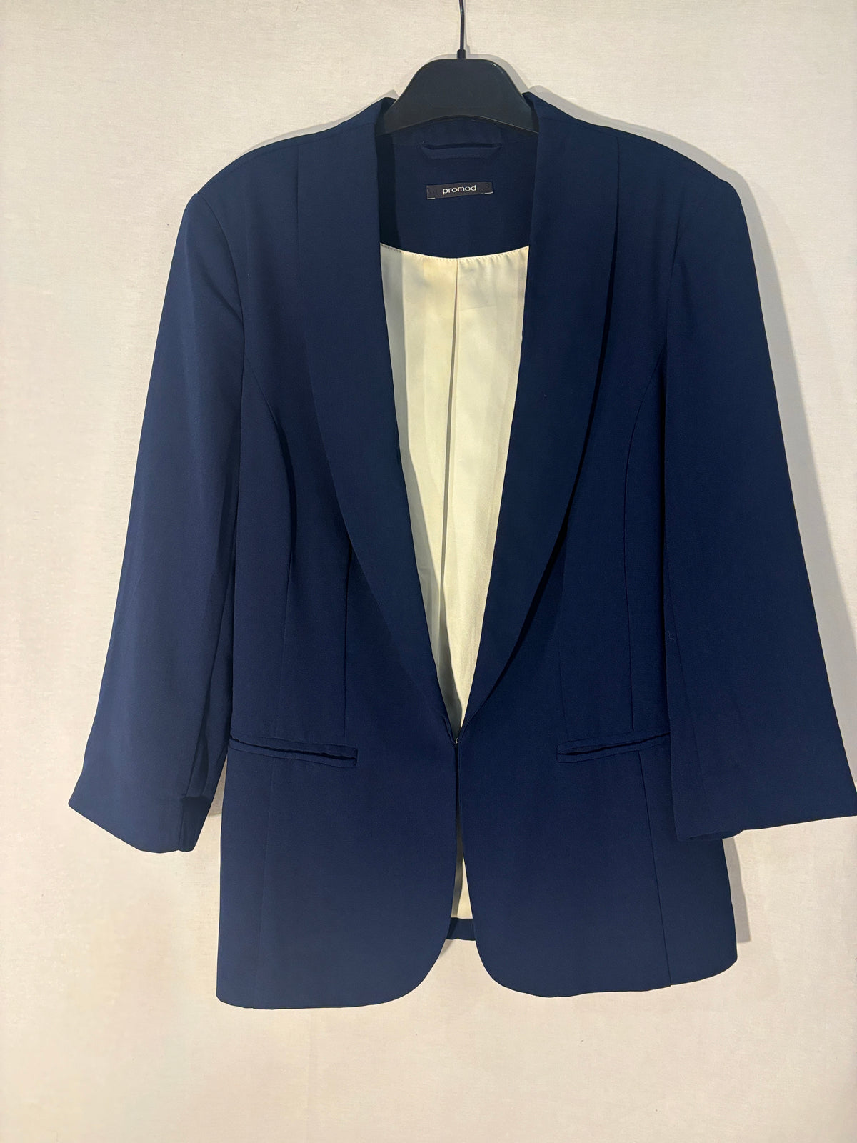 Blazer Promod bleu marine – taille S – seconde main femme – photo 3