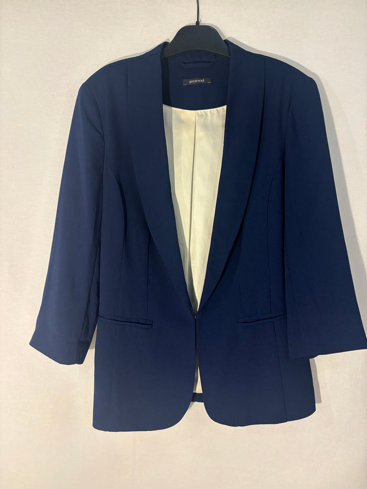 Blazer Promod bleu marine – taille S – seconde main femme – photo 3