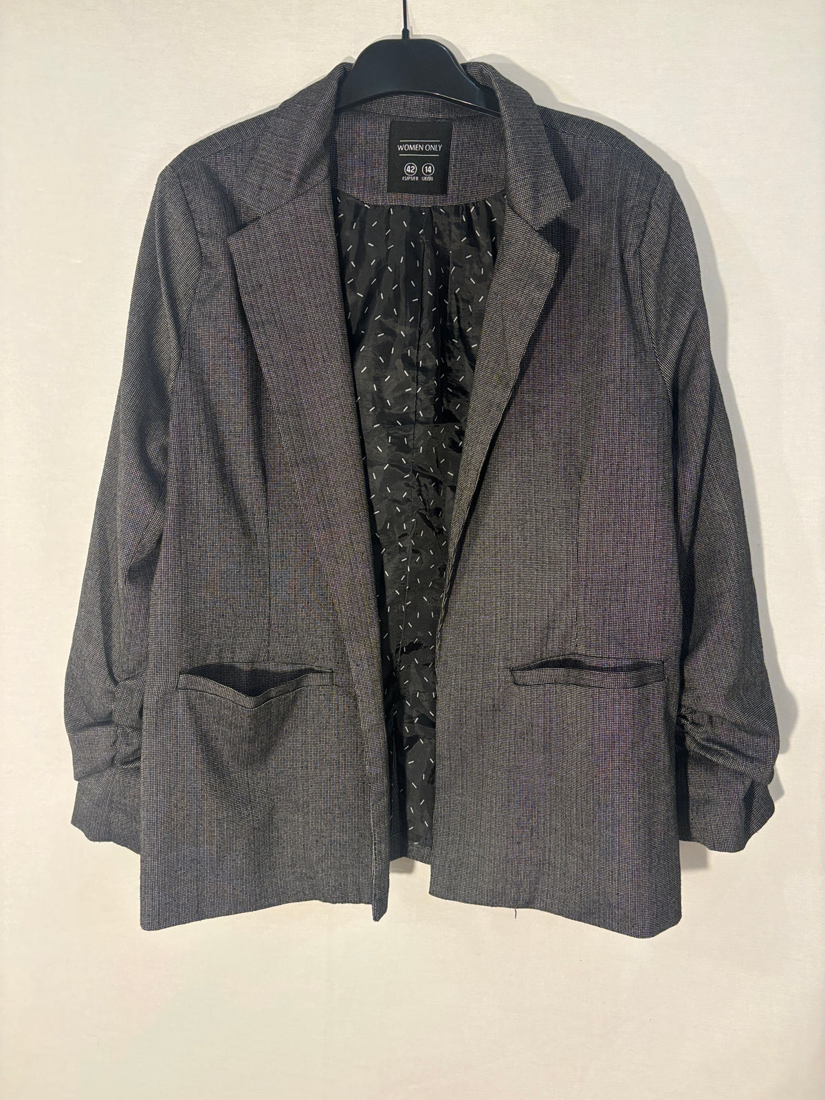 Blazer Only gris et noir – taille 42 – seconde main femme – photo 3