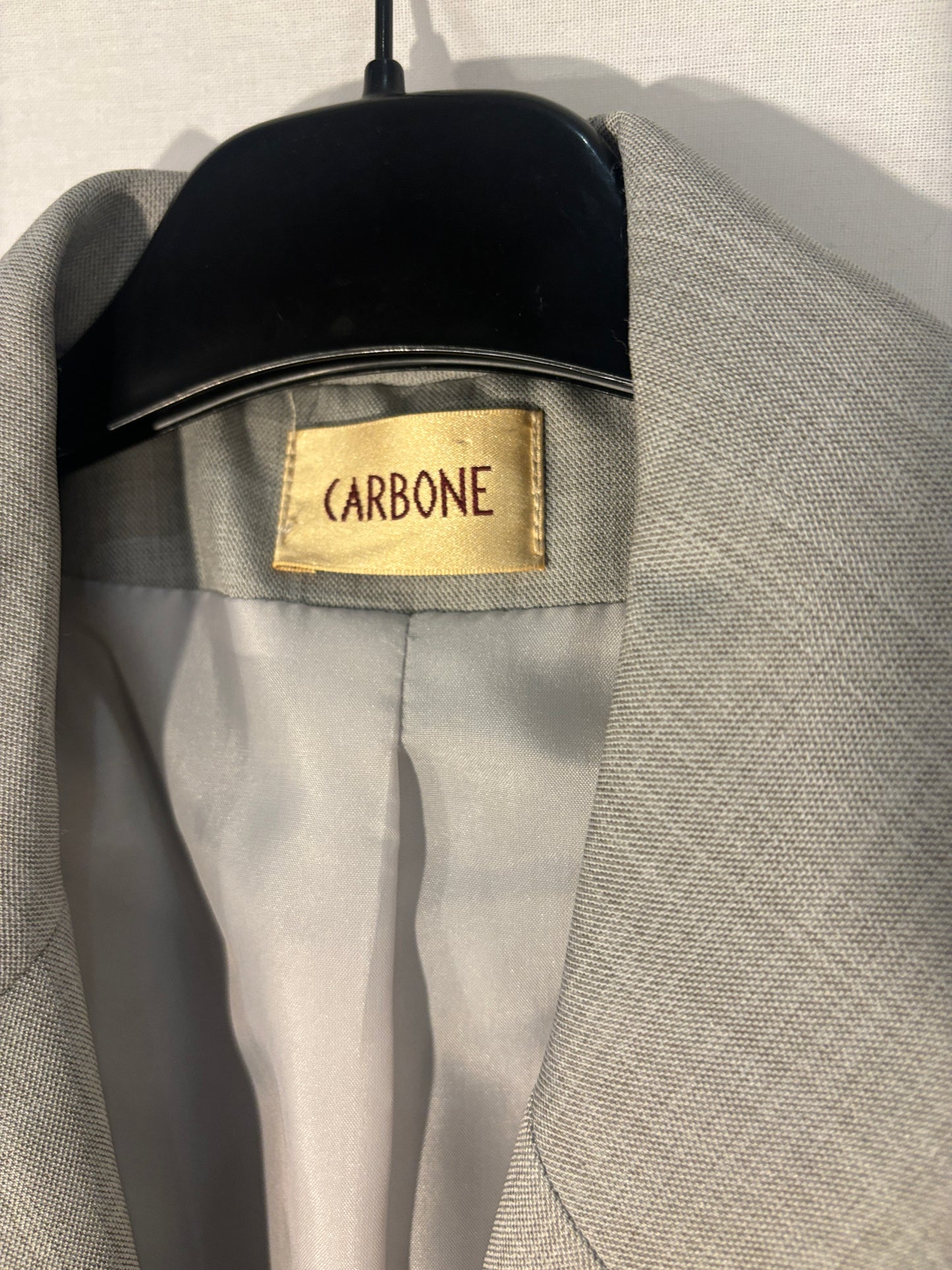 Blazer Carbone Gris-Vert -Pièce Maîtresse Élégante